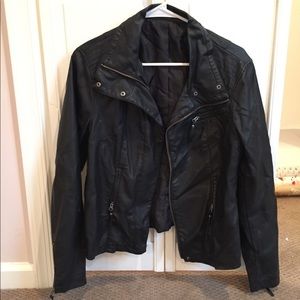 Faux Leather Jacket